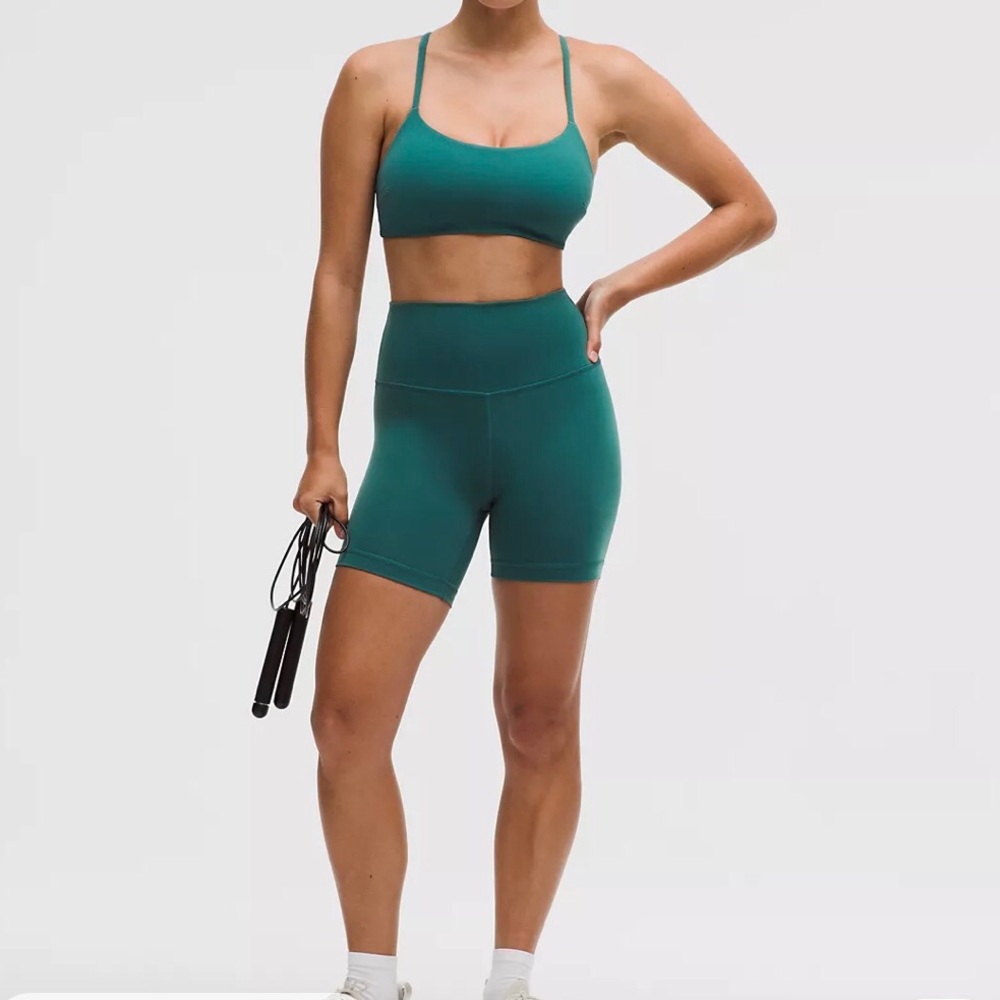 Lululemon Wunder Train High-Rise Short Teal Lagoon Women’s Size 14